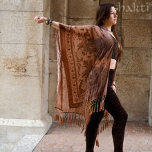 Load image into Gallery viewer, Burnout Velvet Kimono - Nude