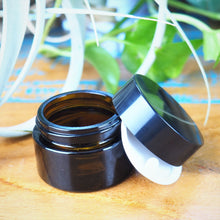 Load image into Gallery viewer, Amber Glass Salve Jars (5 sizes)
