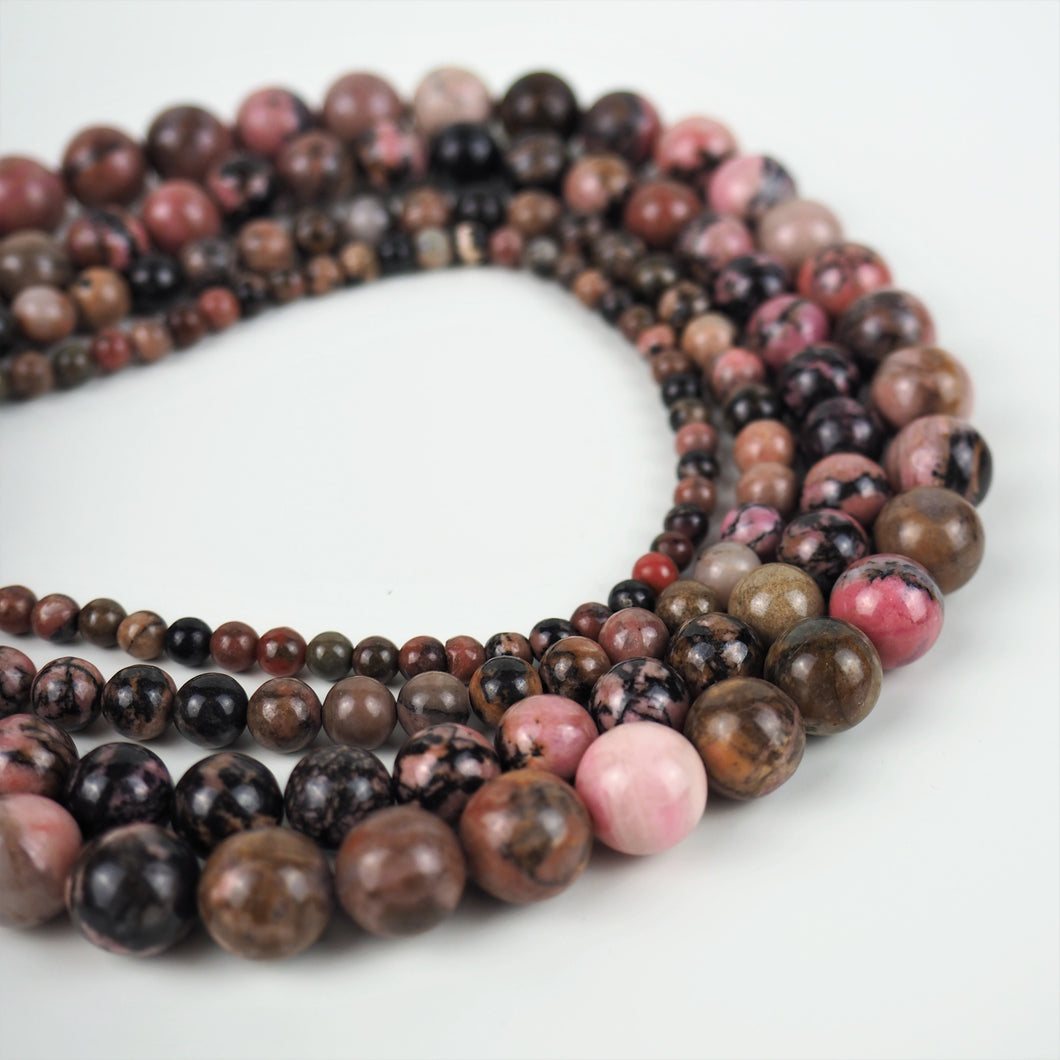 Black-Vein Rhodonite
