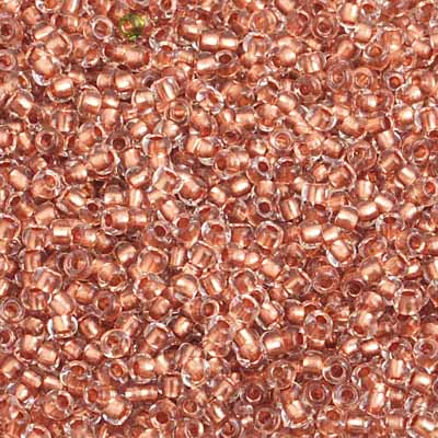 Czech Seed Bead, 10/0 (Copper Line Crystal)