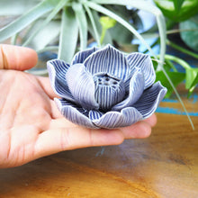 Load image into Gallery viewer, Incense Holder - Blooming Lotus Flower (S / Purple)