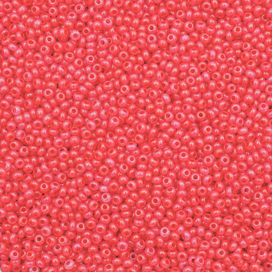 Czech Seed Bead, 10/0 (Oily Red)