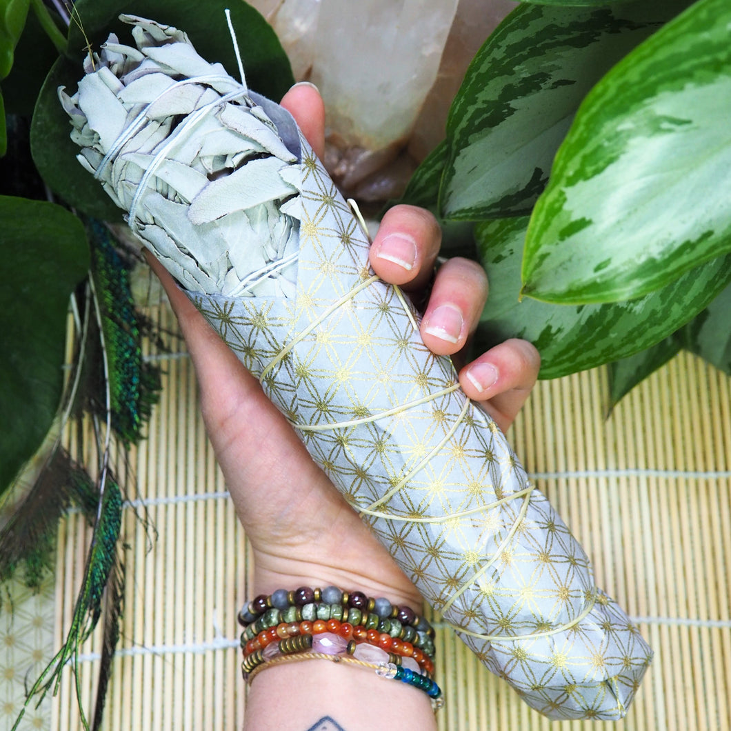 White Sage Smudging Wand (L)