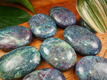 Load image into Gallery viewer, Ruby Kyanite Palm Stones