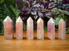 Load image into Gallery viewer, Angel-Aura Rose Quartz Towers
