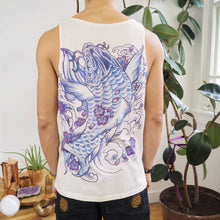 Load image into Gallery viewer, WORK Tank Top - 1 Carp Fish (Blue/White)