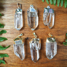 Load image into Gallery viewer, Clear Quartz Pendants