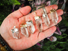 Load image into Gallery viewer, Clear Quartz Pendants
