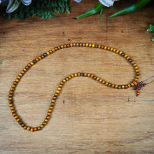 Load image into Gallery viewer, Dyed Wood Mala, Brown