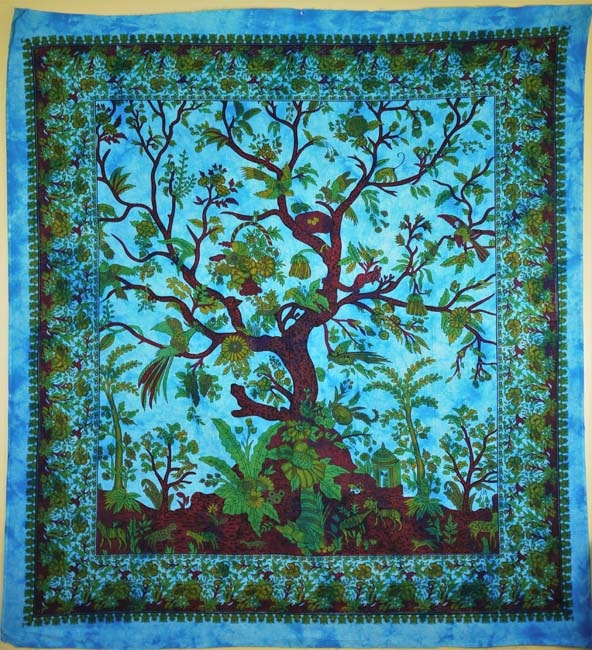 Wall Hanging - Tree Of Life (Blue)