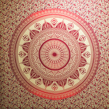 Load image into Gallery viewer, Wall Hanging - Paisley Mandala (Raspberry)

