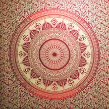 Load image into Gallery viewer, Wall Hanging - Paisley Mandala (Raspberry)
