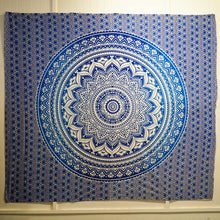 Load image into Gallery viewer, Wall Hanging - Wheel Mandala (Blue)