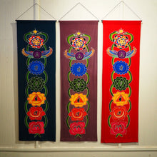 Load image into Gallery viewer, Batik Chakra Banner, Large