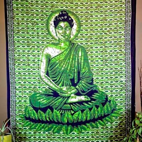 Wall Hanging - Buddha On Lotus