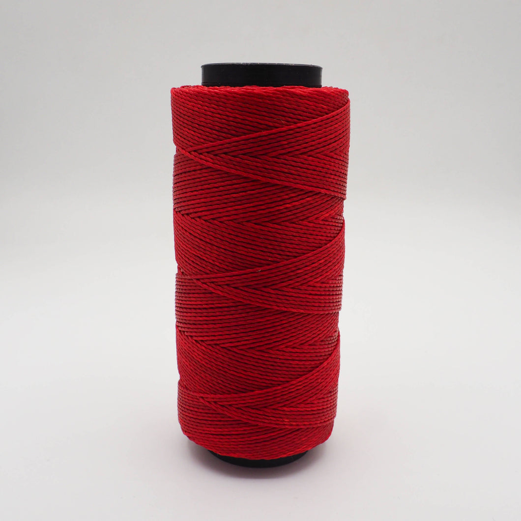 Waxed Polyester Cord (Brazil) - Dark Red