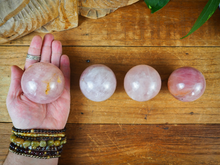 Load image into Gallery viewer, Rose Quartz Spheres