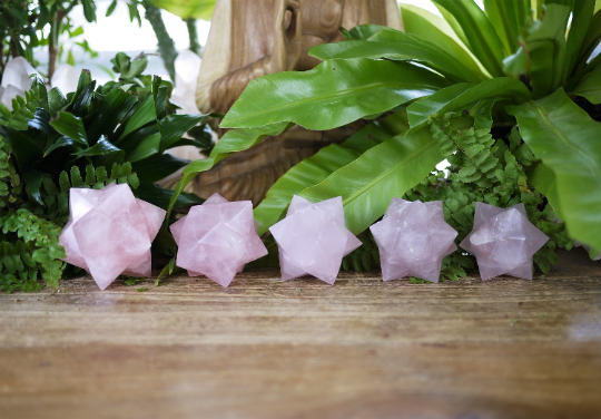 Rose Quartz Merkabahs