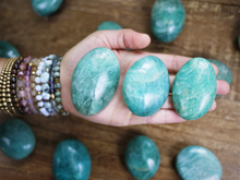 Load image into Gallery viewer, Amazonite Palm Stones