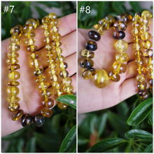 Load image into Gallery viewer, Amber Bead Strand, Rondelle
