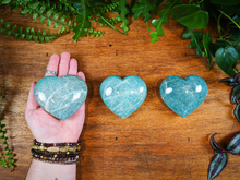Load image into Gallery viewer, Amazonite Hearts