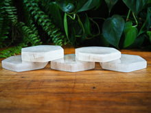Load image into Gallery viewer, Selenite Slabs, Hexagonal
