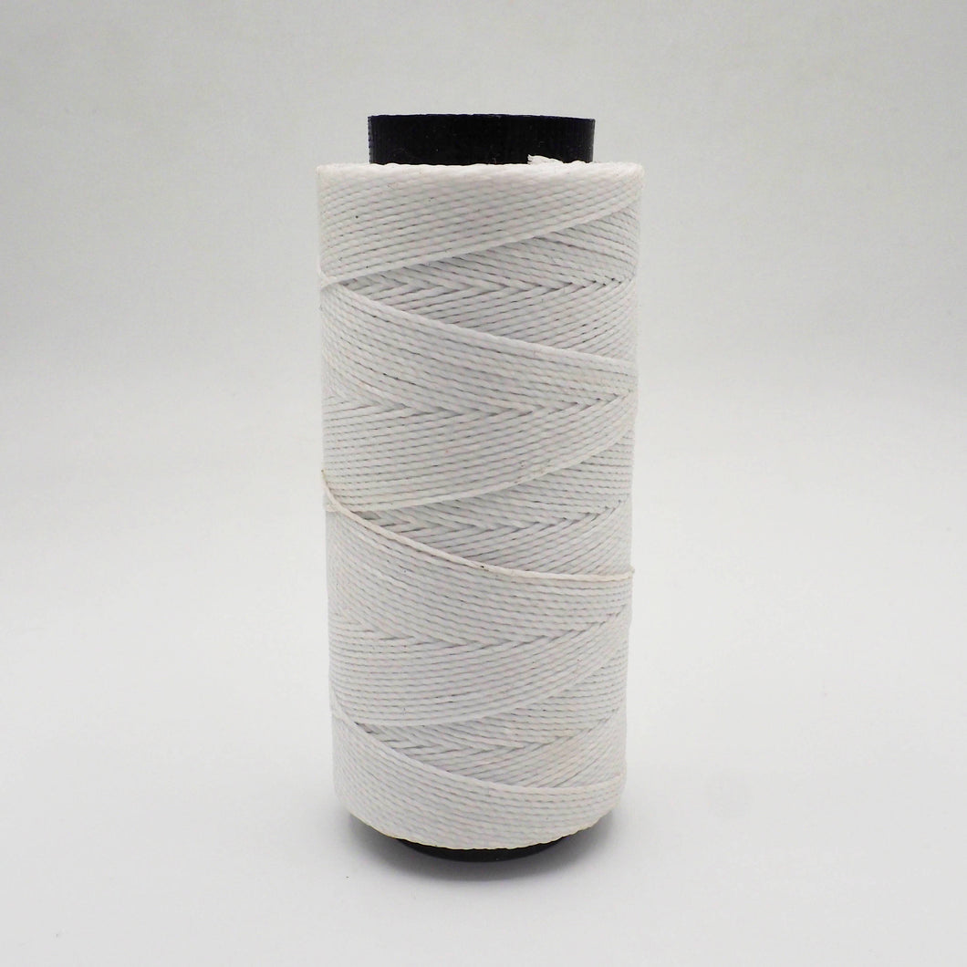 Waxed Polyester Cord (Brazil) - White