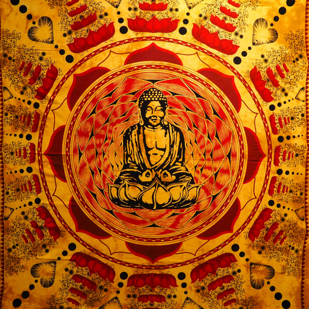 Wall Hanging - Anahata Buddha (Yellow)